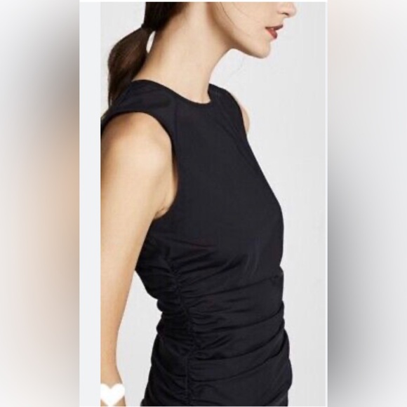 Theory Ruched Side Sleeveless Top - Picture 3 of 8